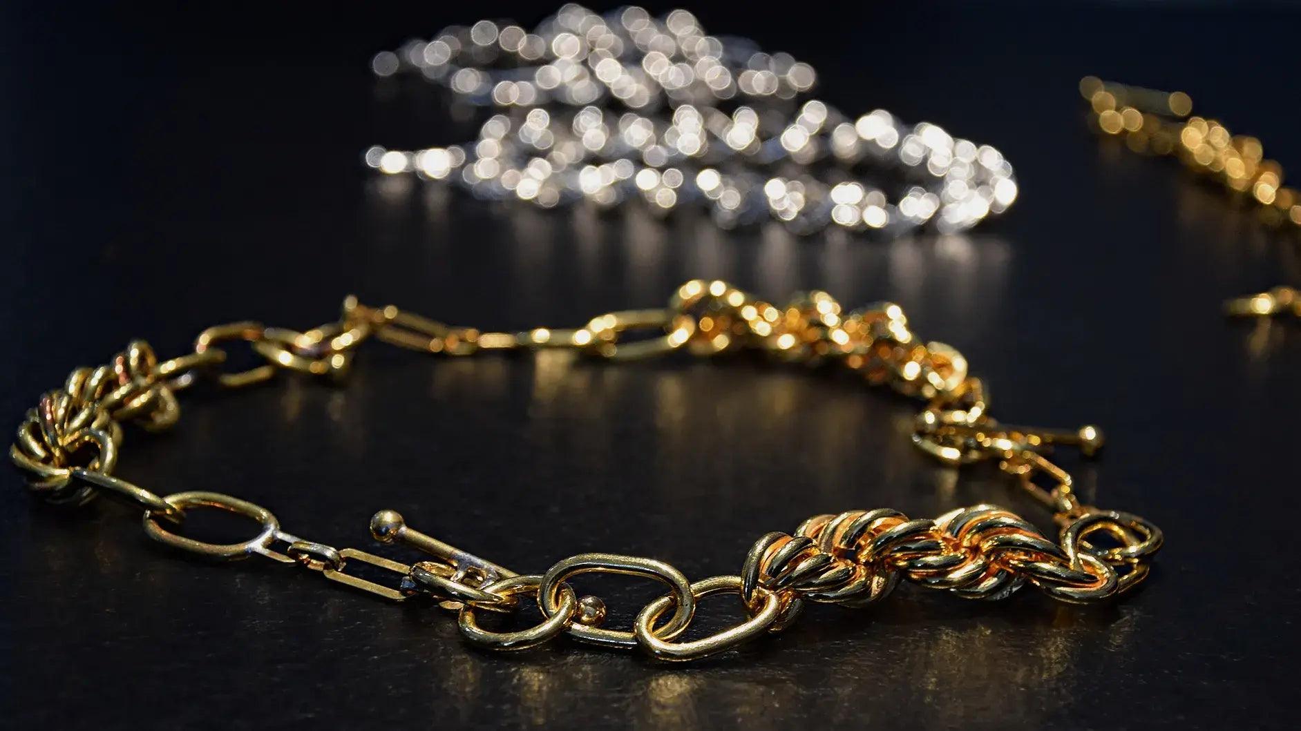 collier plaqué or
